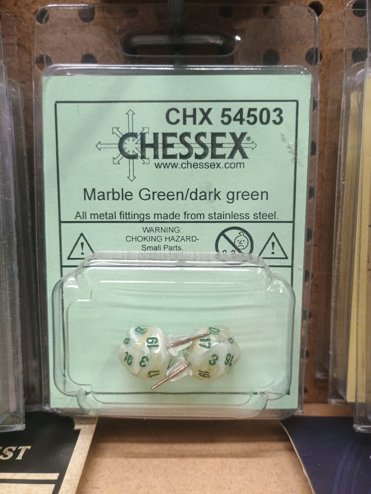 Chessex Mini Dice oorbellen