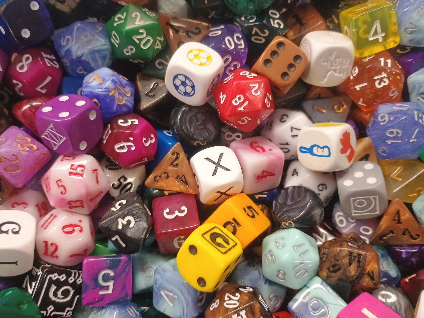 1/2 pound of random dice