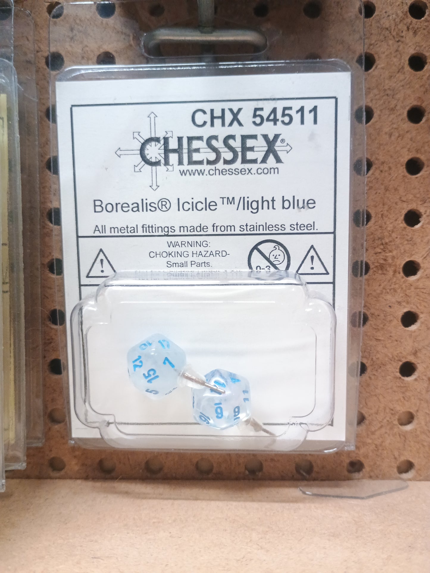 Chessex Mini Dice oorbellen
