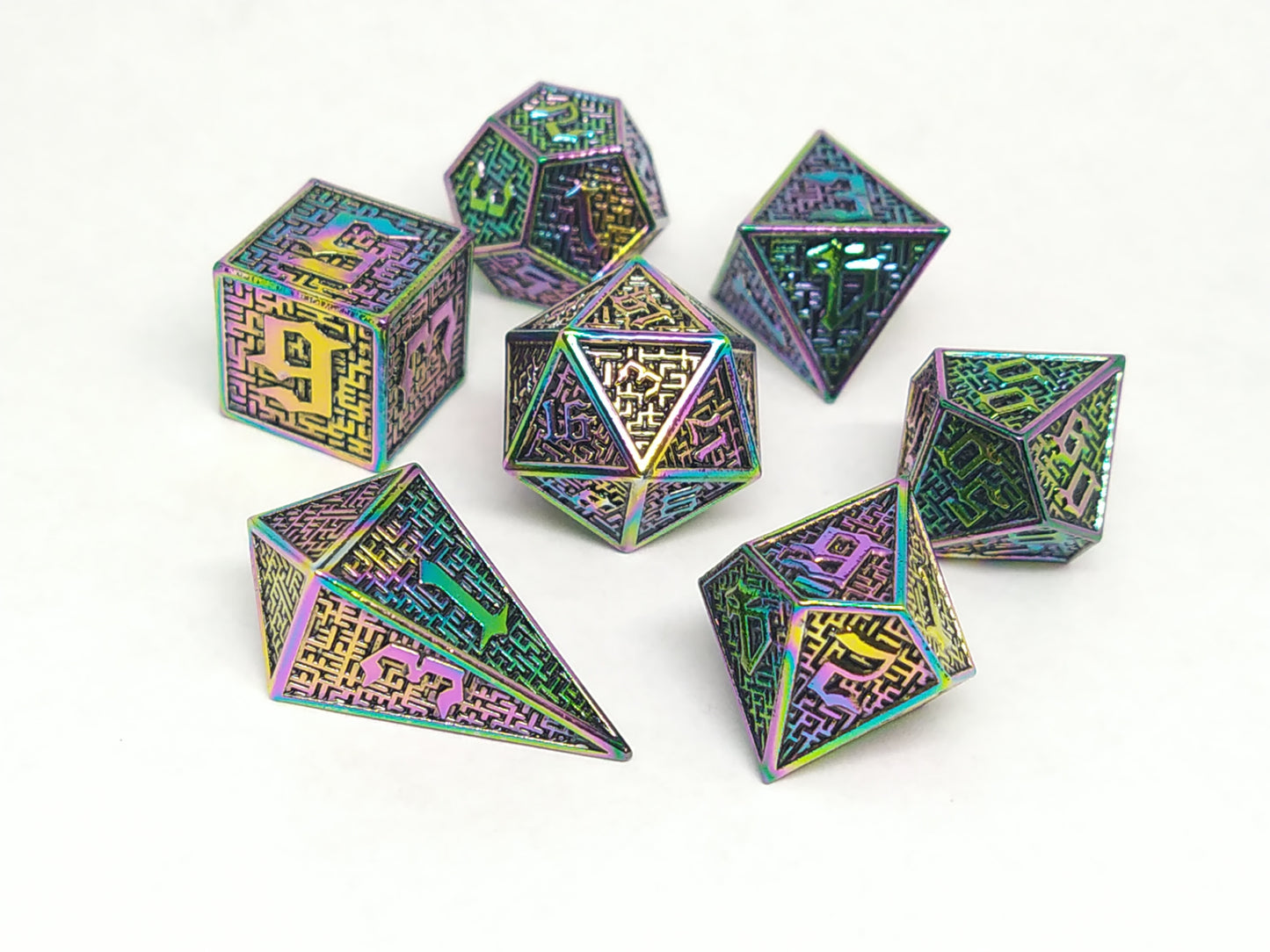 A touch of Bismuth - metal polydice set