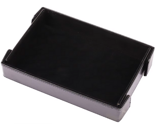 Magnetic foldable dice tray, zwart