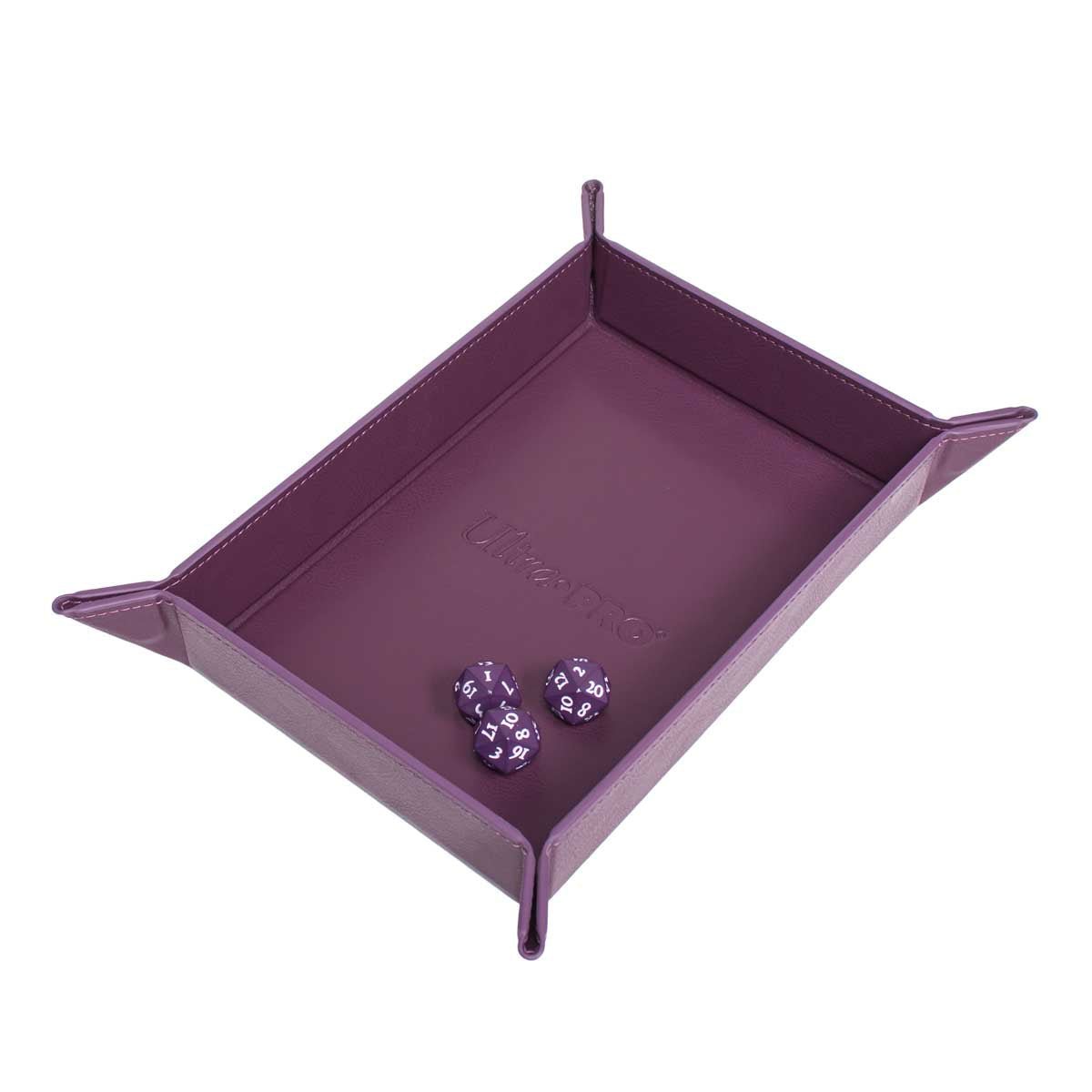 UP - Vivid Magnetic Folding Dice Tray, Midnight Plum
