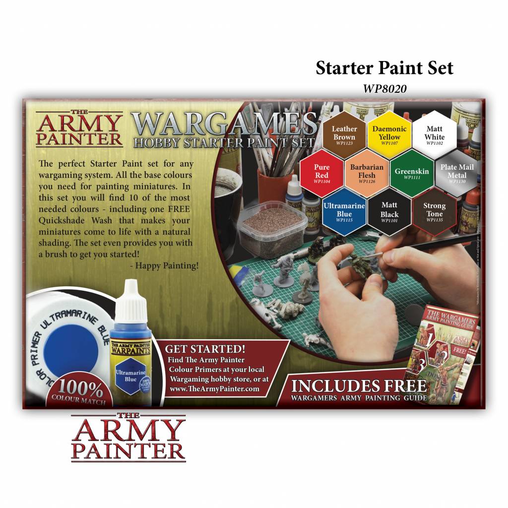 Army Painter - Wargames Hobby Starter Paintset