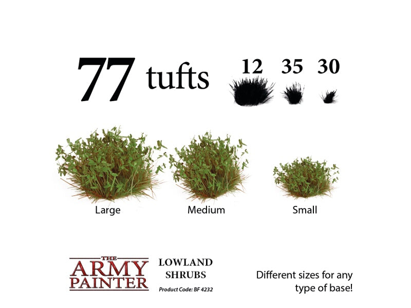 Tufts - Lowland Shrubs