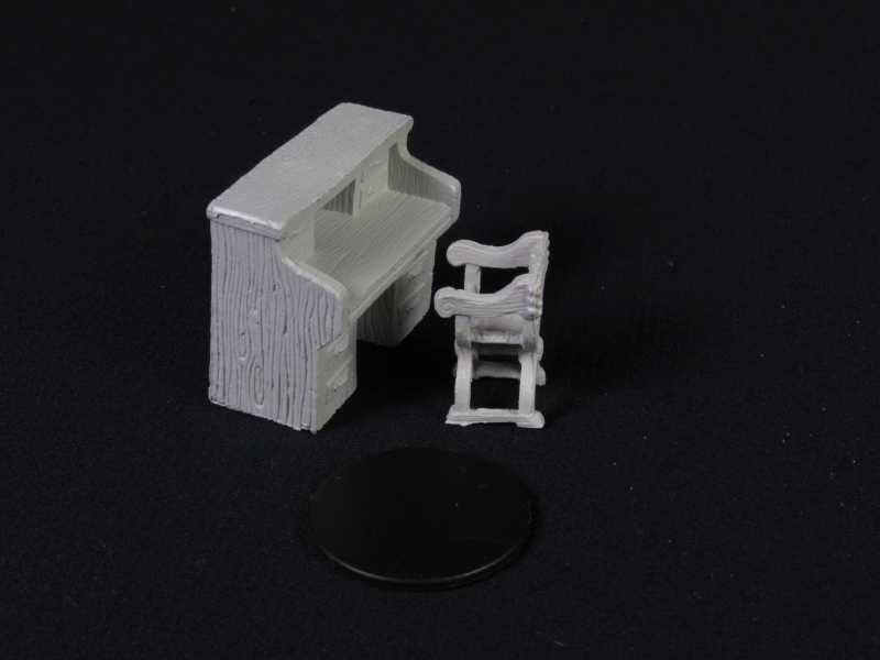 Desk and Chair -  Deep Cuts