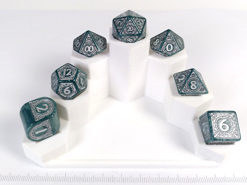 Viking modern polydice set - Mjolnir