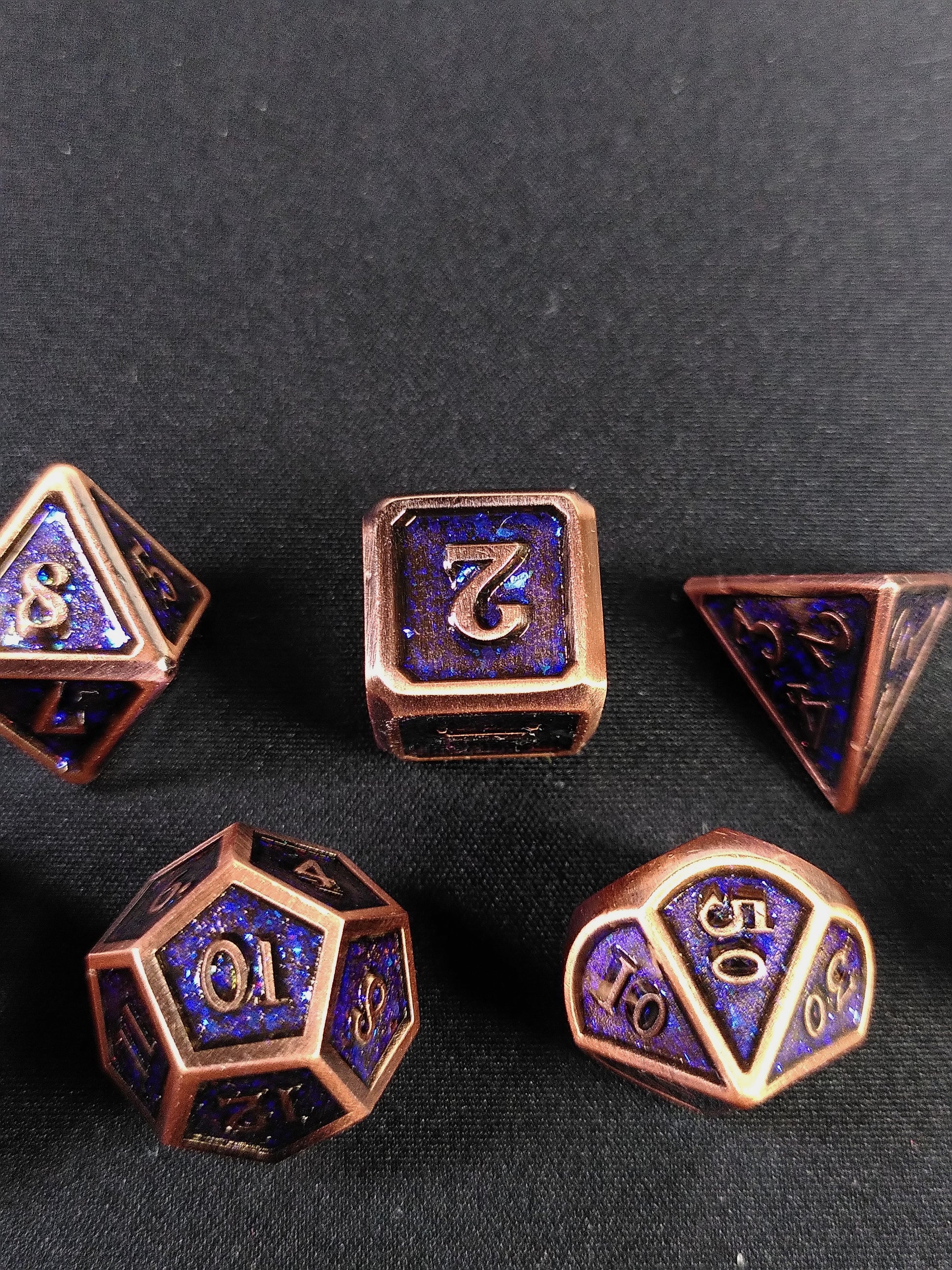 Metal Polydice set - Majestic Chameleon