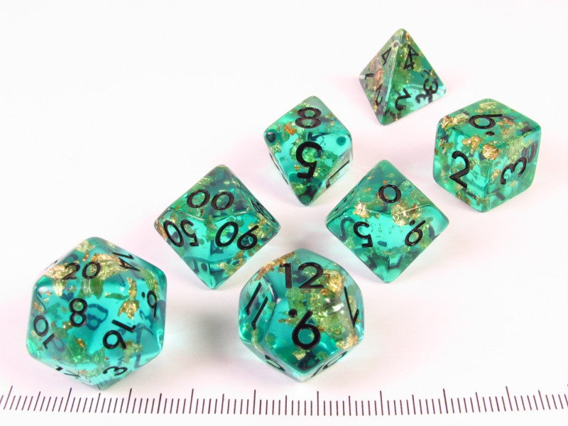 Imperial Emerald polydice set