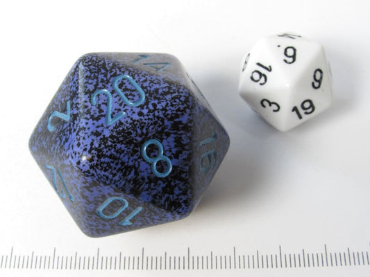 34 mm 20-zijdig, Speckled Cobalt