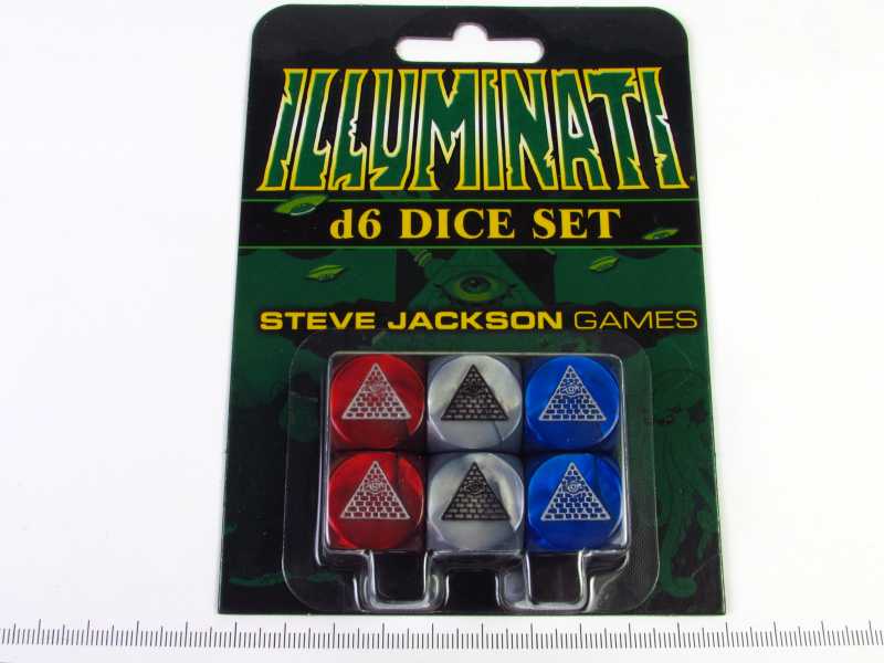 Illuminati - Six d6 dice set