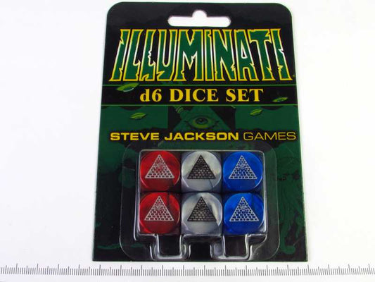 Illuminati - Six d6 dice set