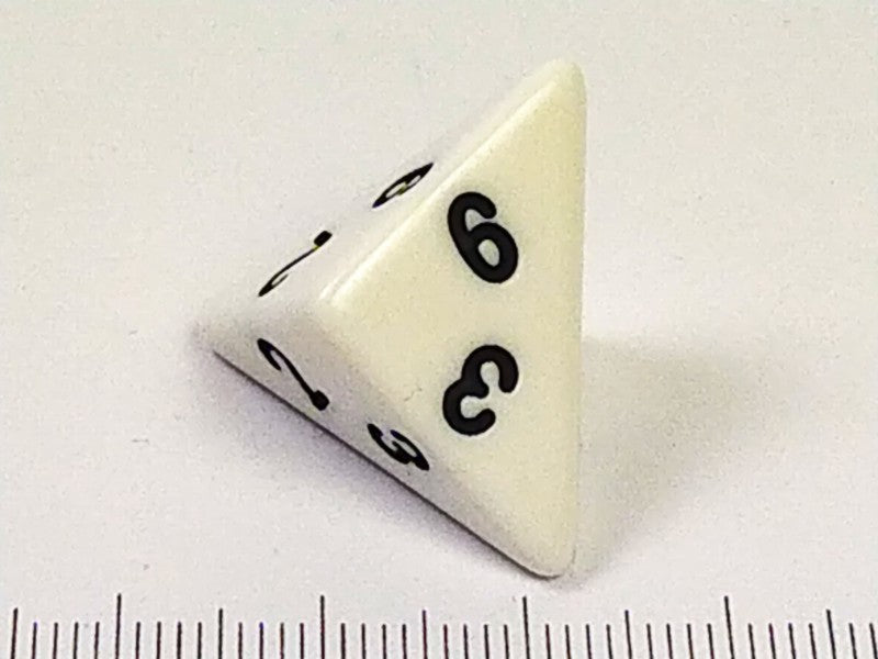 The Dice Lab - Pyramide d6, Wit
