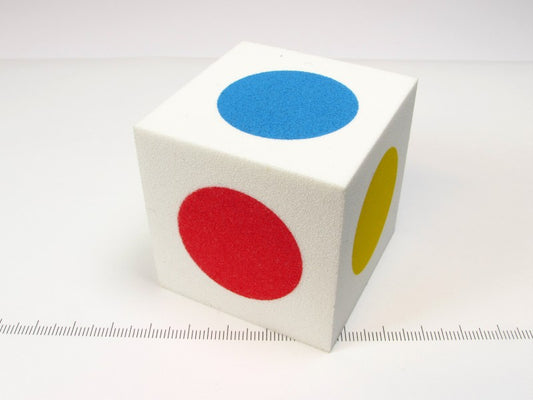 50 mm schuimrubber kleurendobbelsteen
