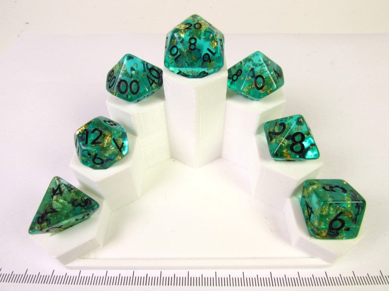 Imperial Emerald polydice set