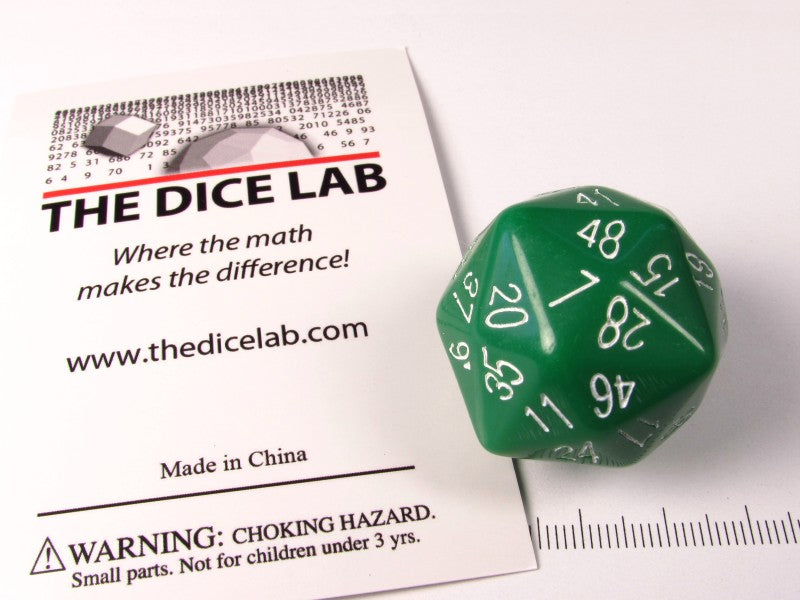 The Dice Lab 48-zijdig, groen