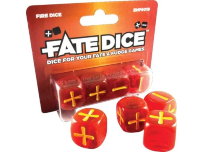 Fate Core Dice - Fire