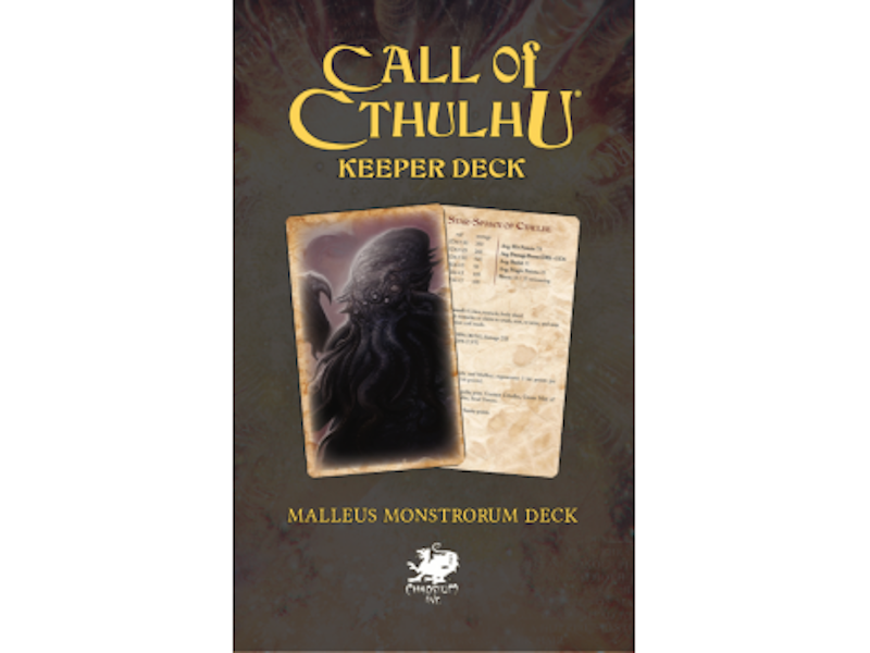 Cthulhu RPG - The Malleus Monstrorum Keeper Deck 