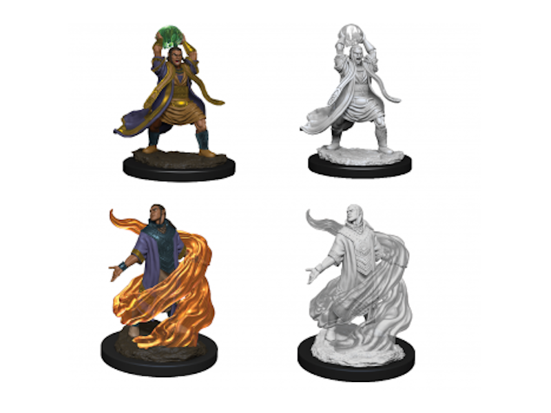 Elf Sorcerer, Male. Fire vortex - Nolzurs