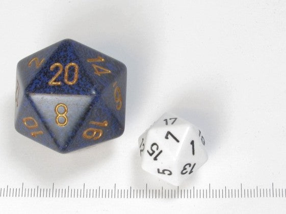 34 mm 20-zijdig, Speckled Golden Cobalt