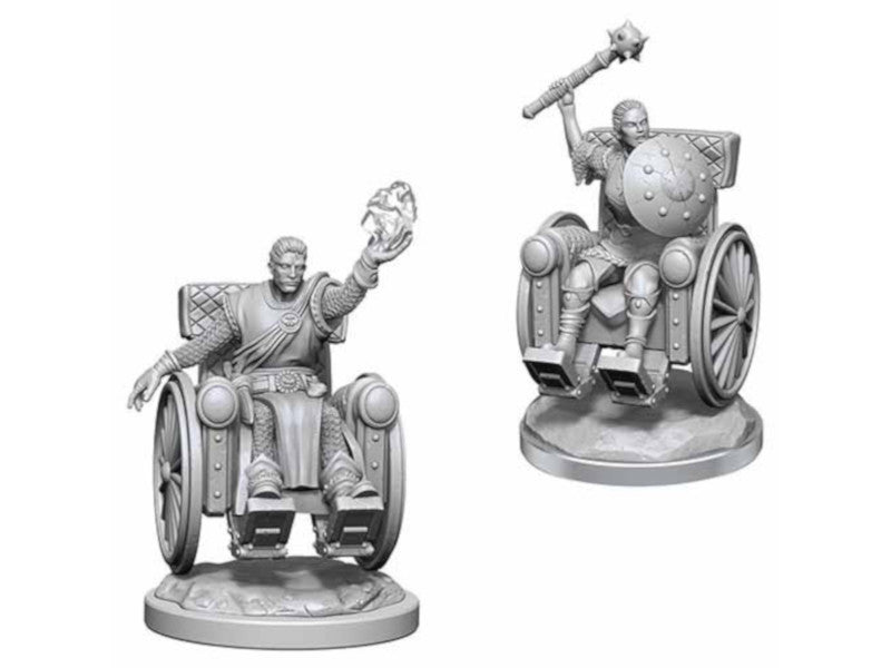 Human Cleric, wheelchair - Nolzur's