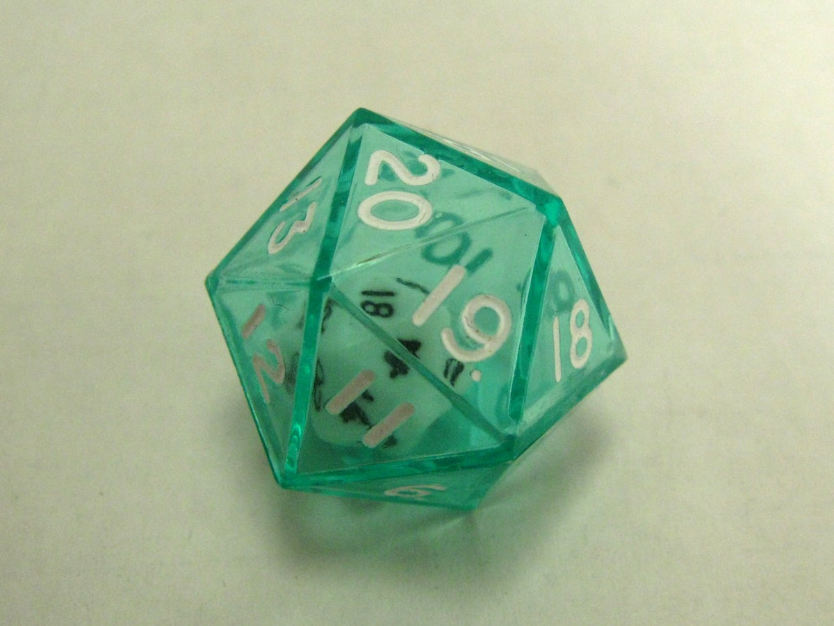 Dubbele d20, groen