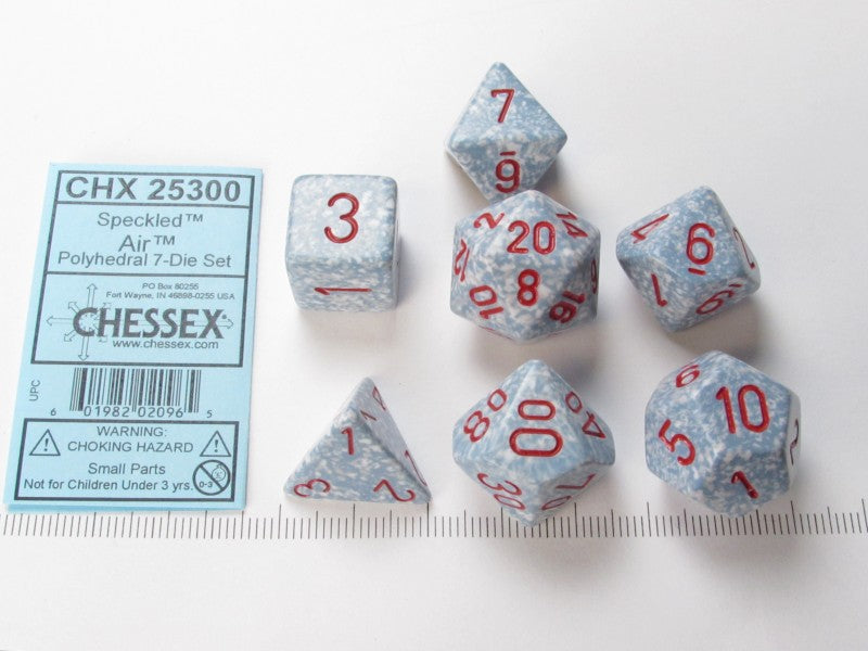 Set 7 polydice, Speckled Air