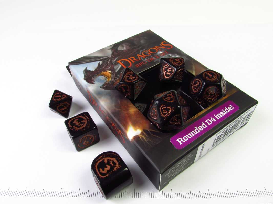 Dragons Modern - Black with Copper (Obsidian)